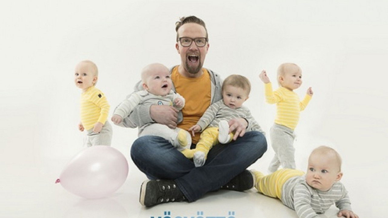 Man and a Baby Background