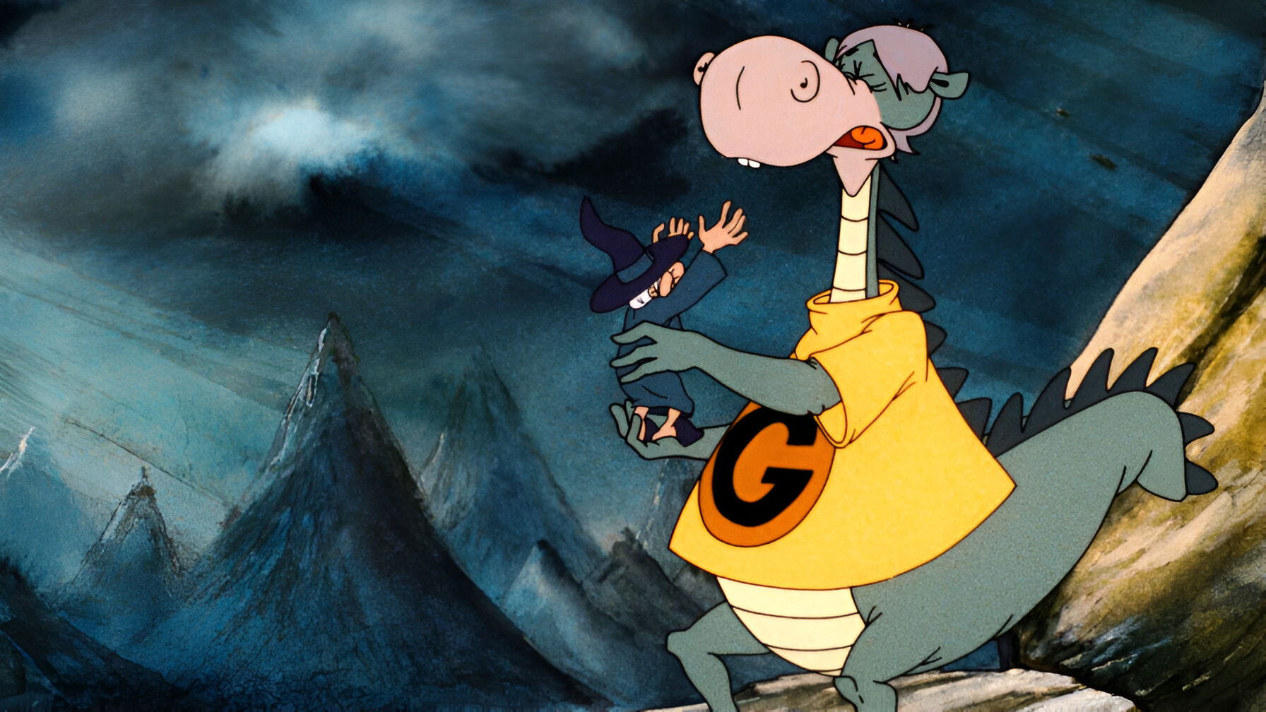 Dragon and Slippers Background