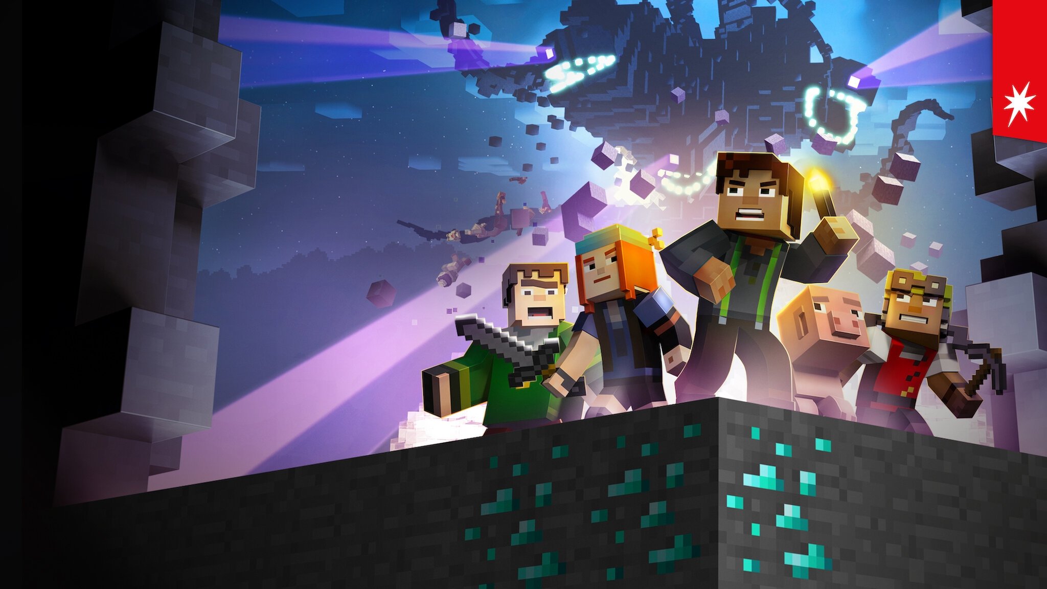Minecraft: Story Mode Background