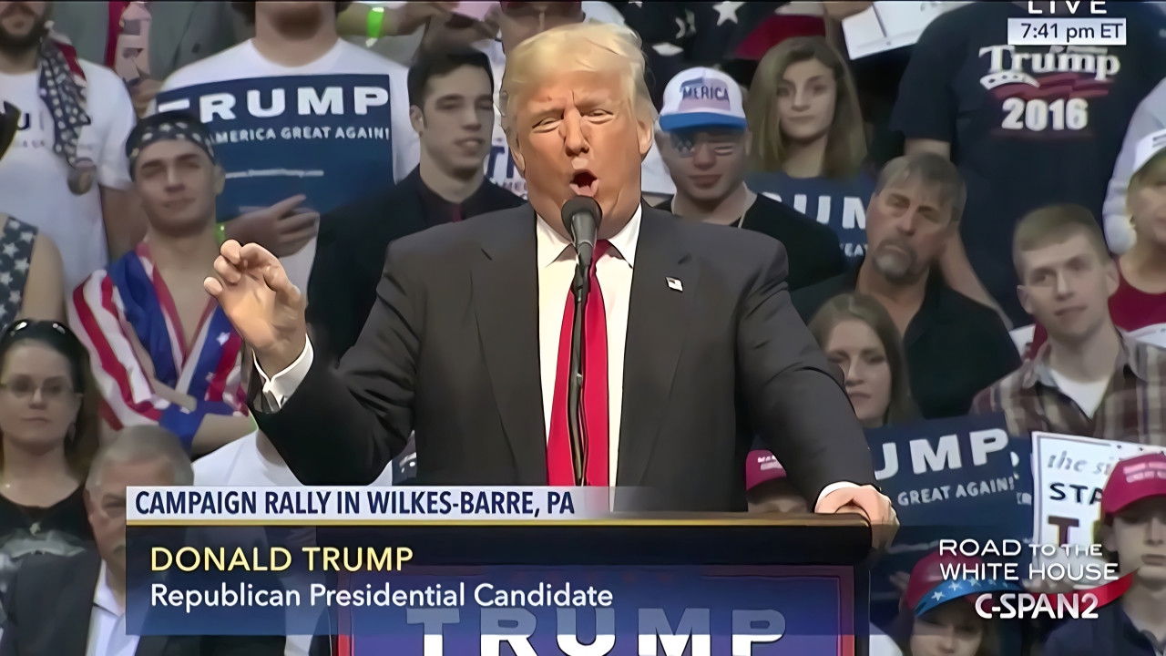 One Nation Under Trump Background