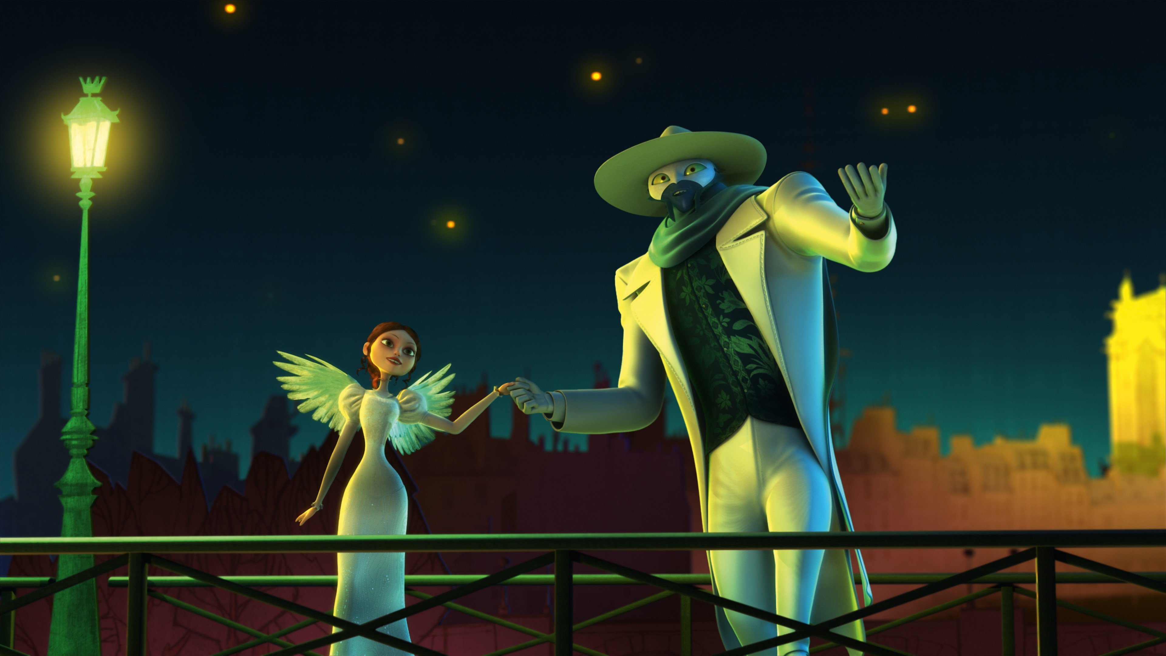 A Monster in Paris Background