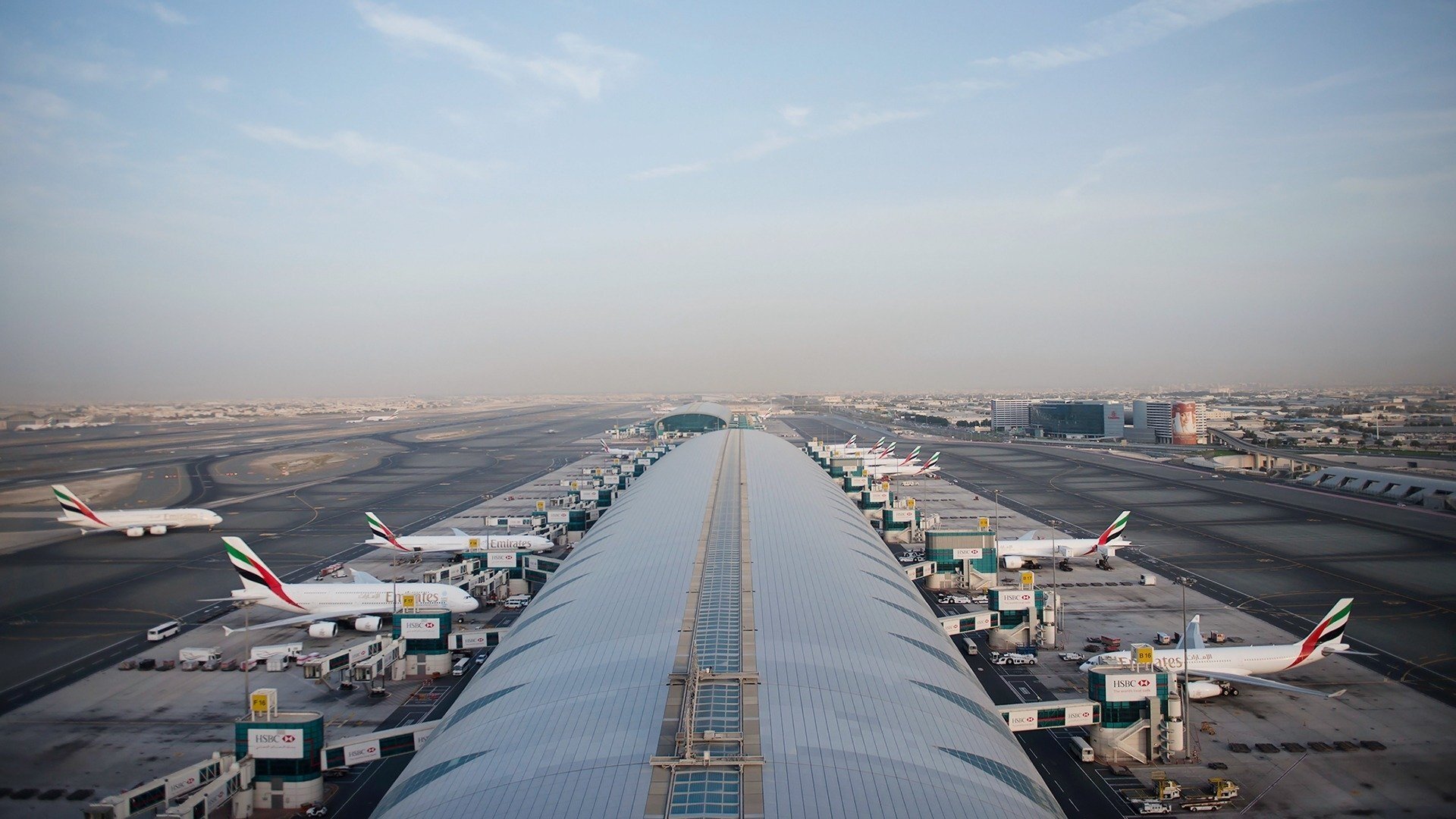 Ultimate Airport Dubai Background