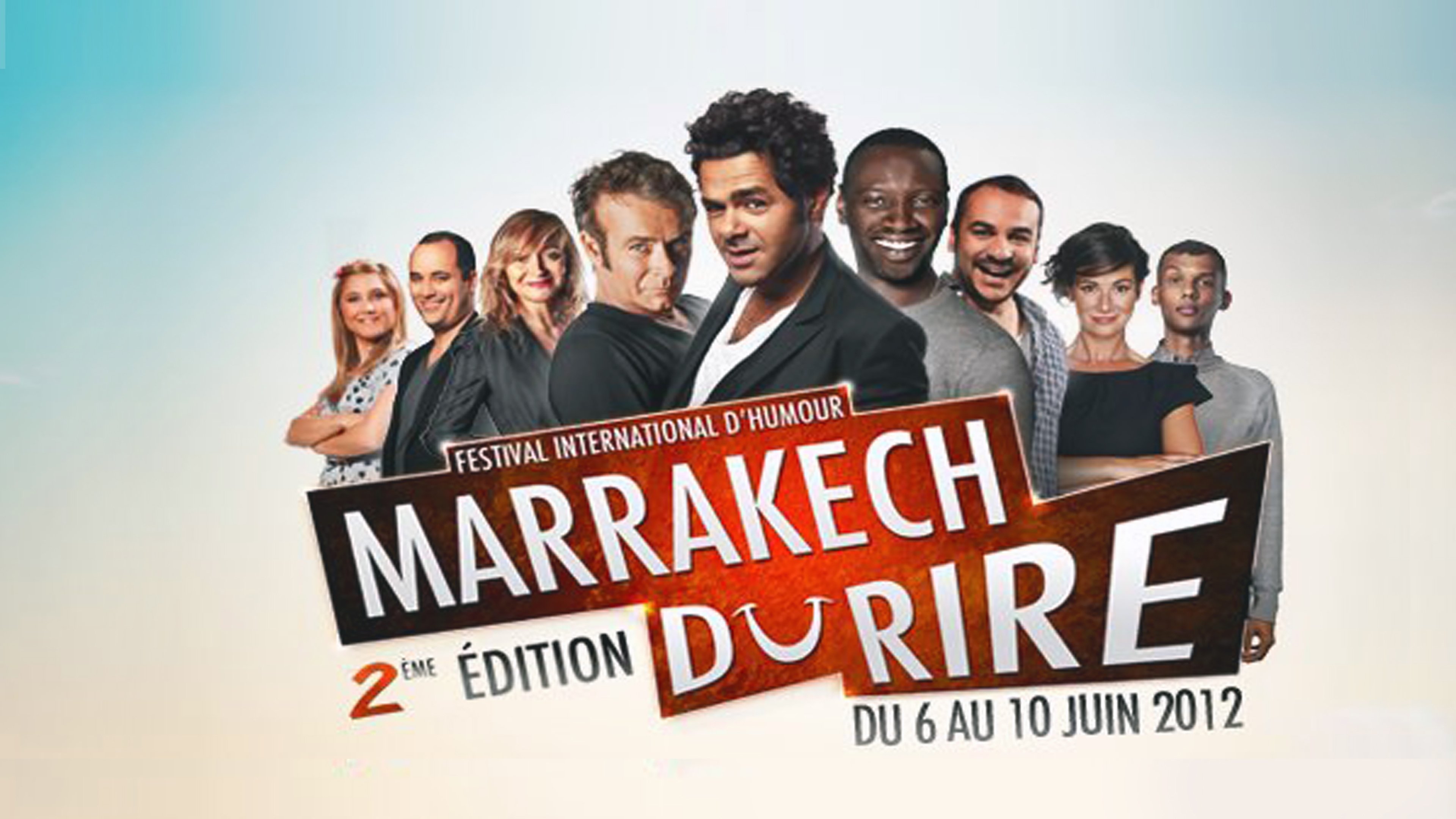 Jamel et ses amis au Marrakech du rire 2012 Background