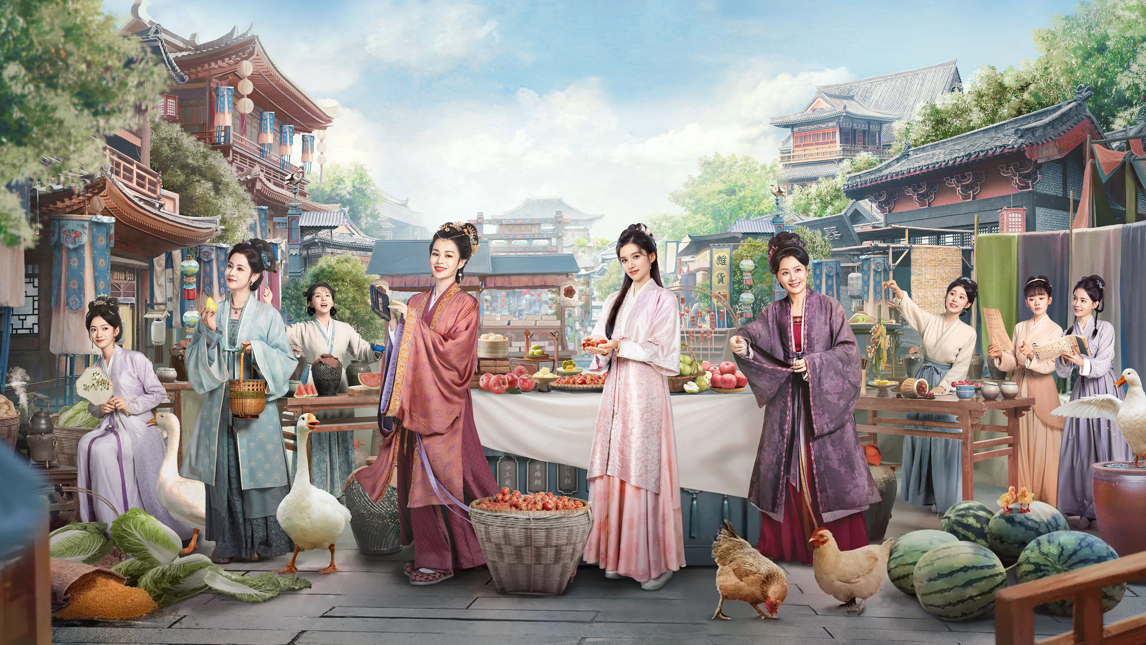 Blossoms in Adversity Background