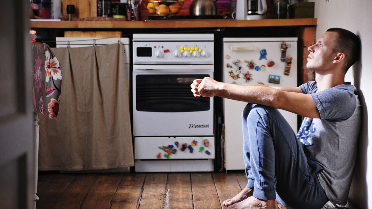 Floating Skyscrapers Background