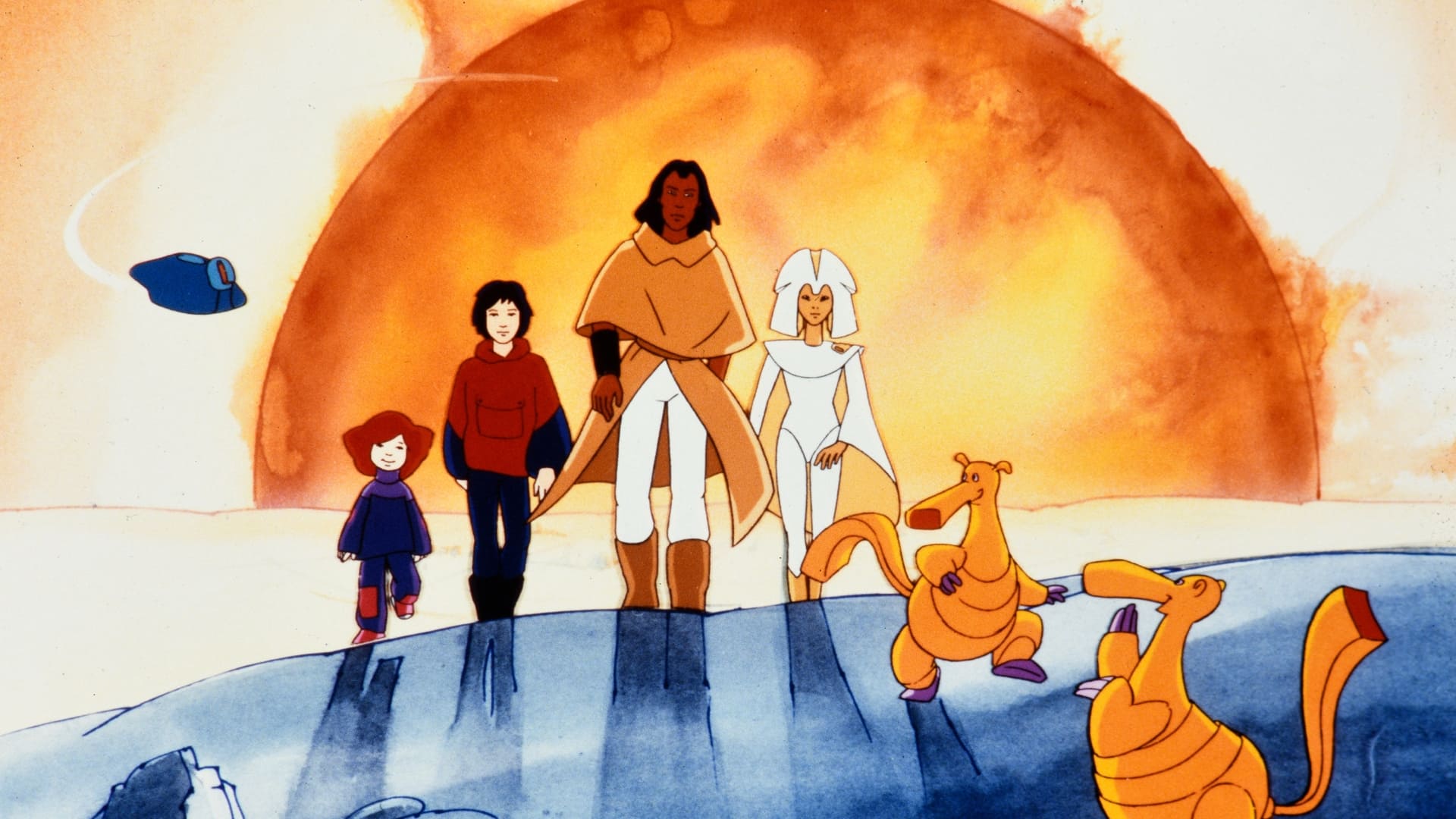 Spartakus and the Sun Beneath the Sea Background