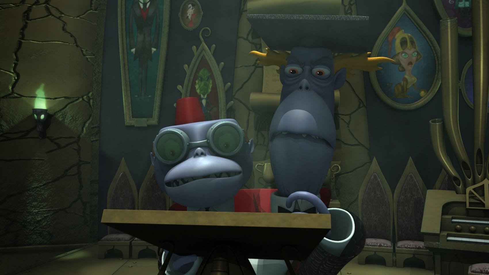 Casper's Scare School Background