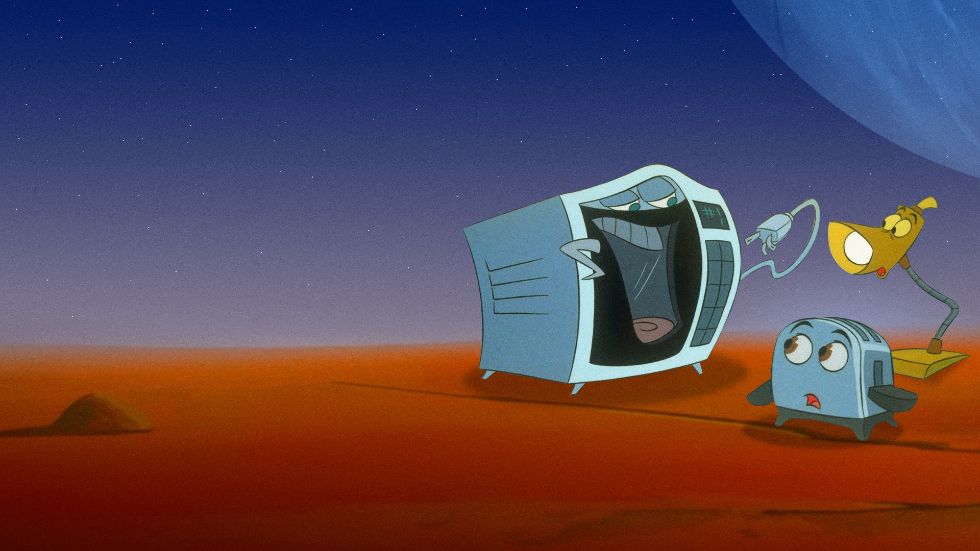 The Brave Little Toaster Goes to Mars Background