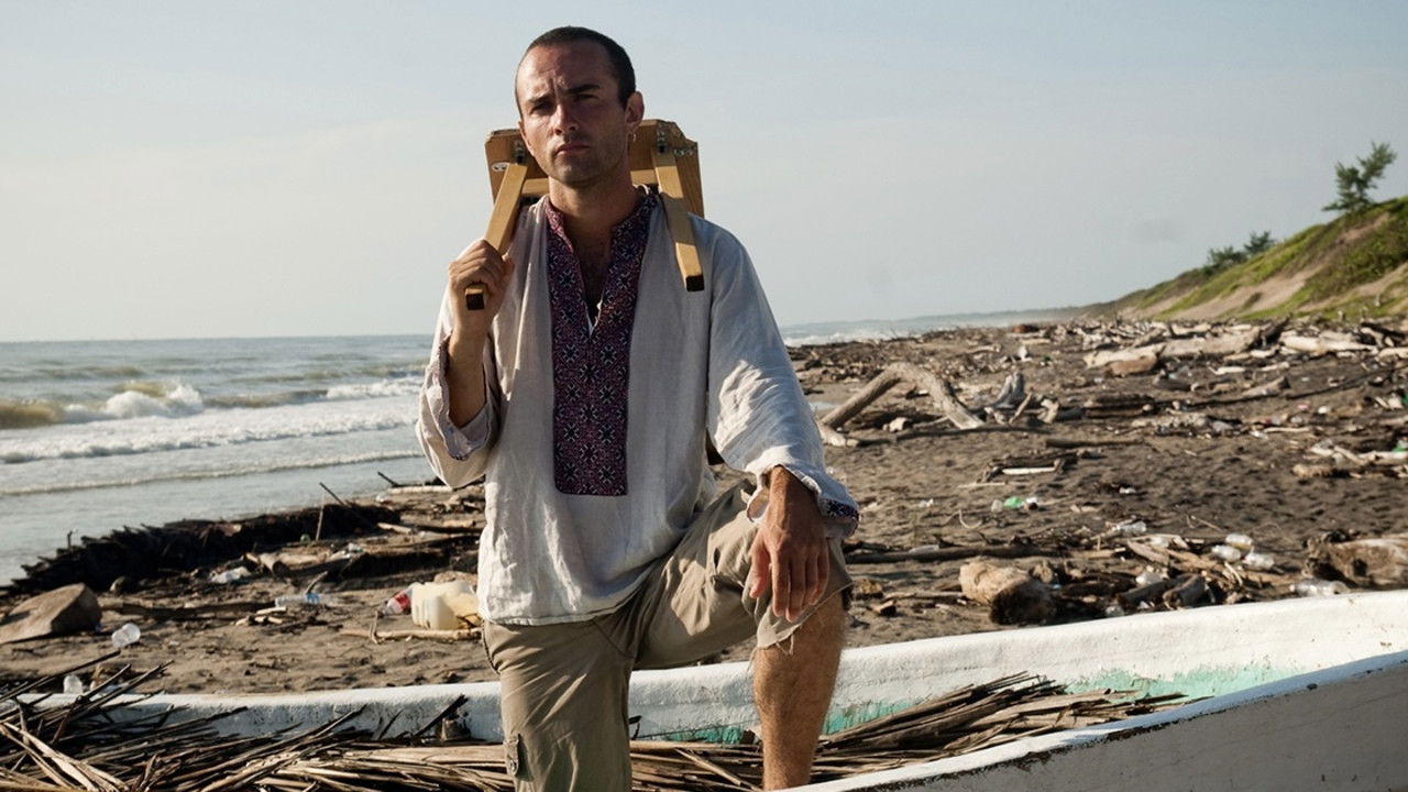Human with a Stool Background