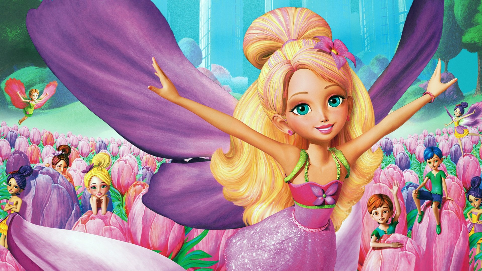 Barbie Presents: Thumbelina Background