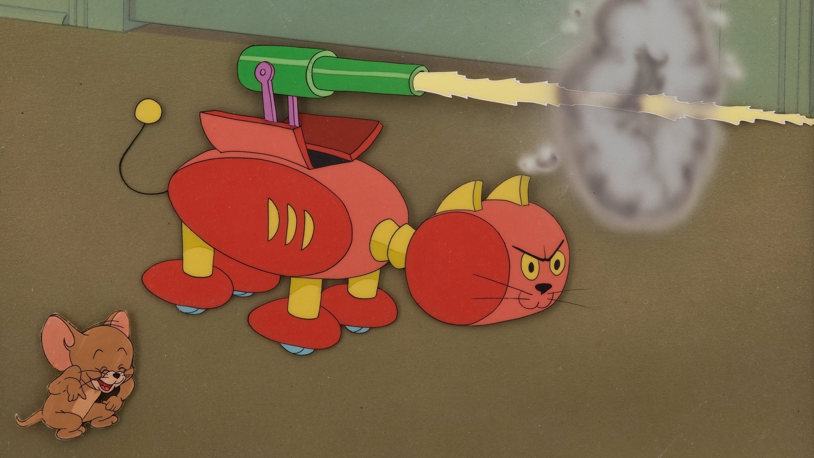 Push-Button Kitty Background