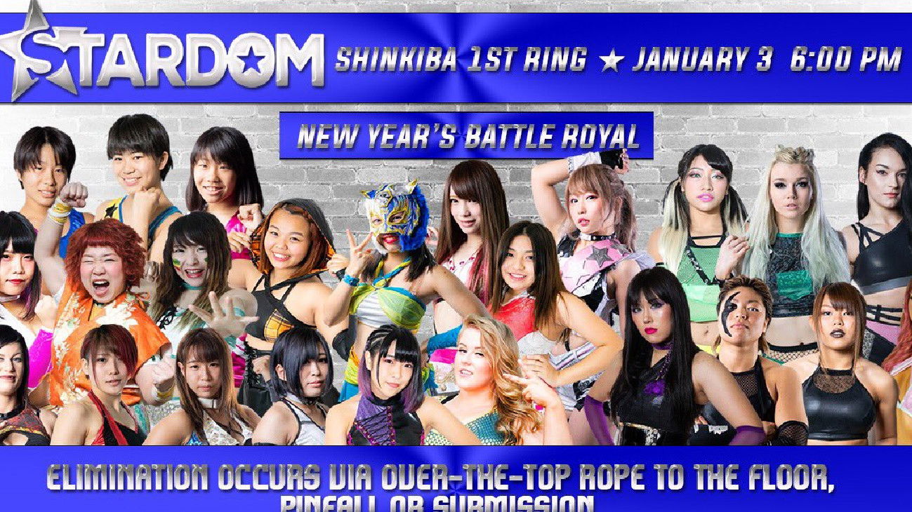 Stardom New Years Stars Tag 2 Background
