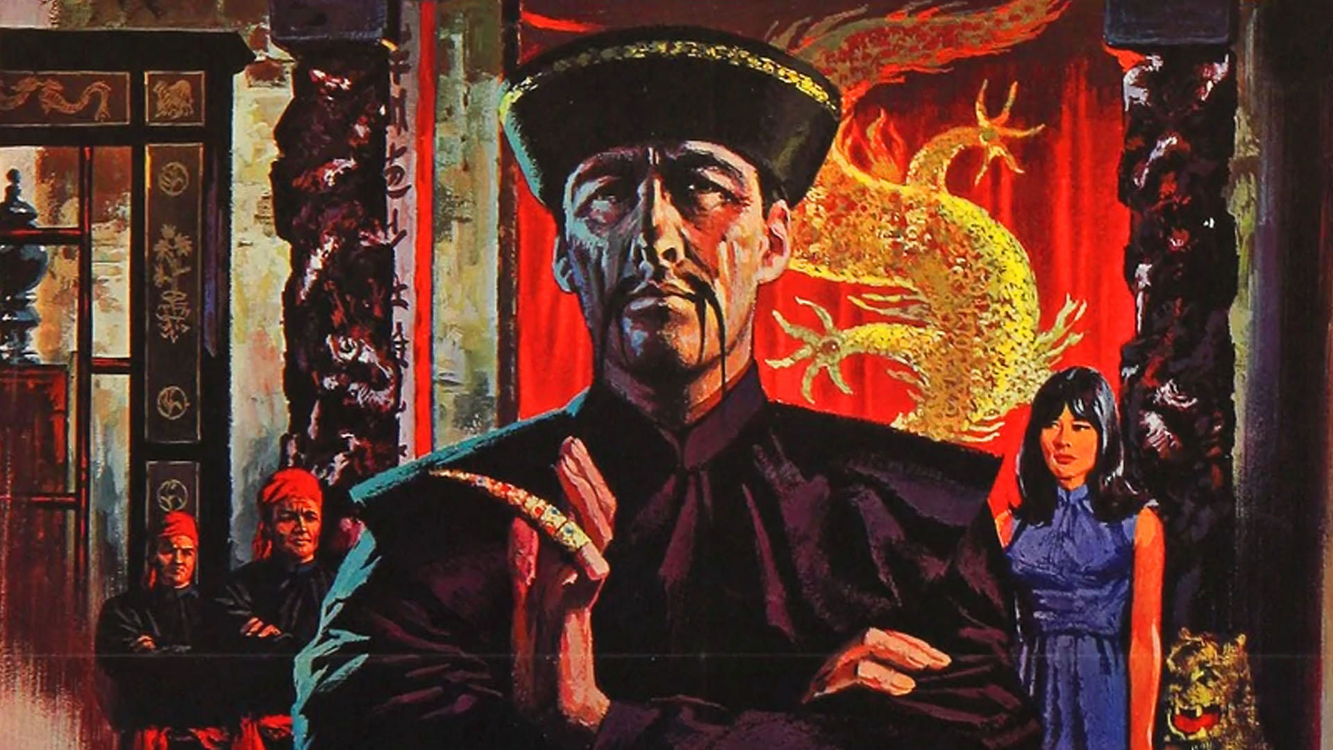 The Face of Fu Manchu Background