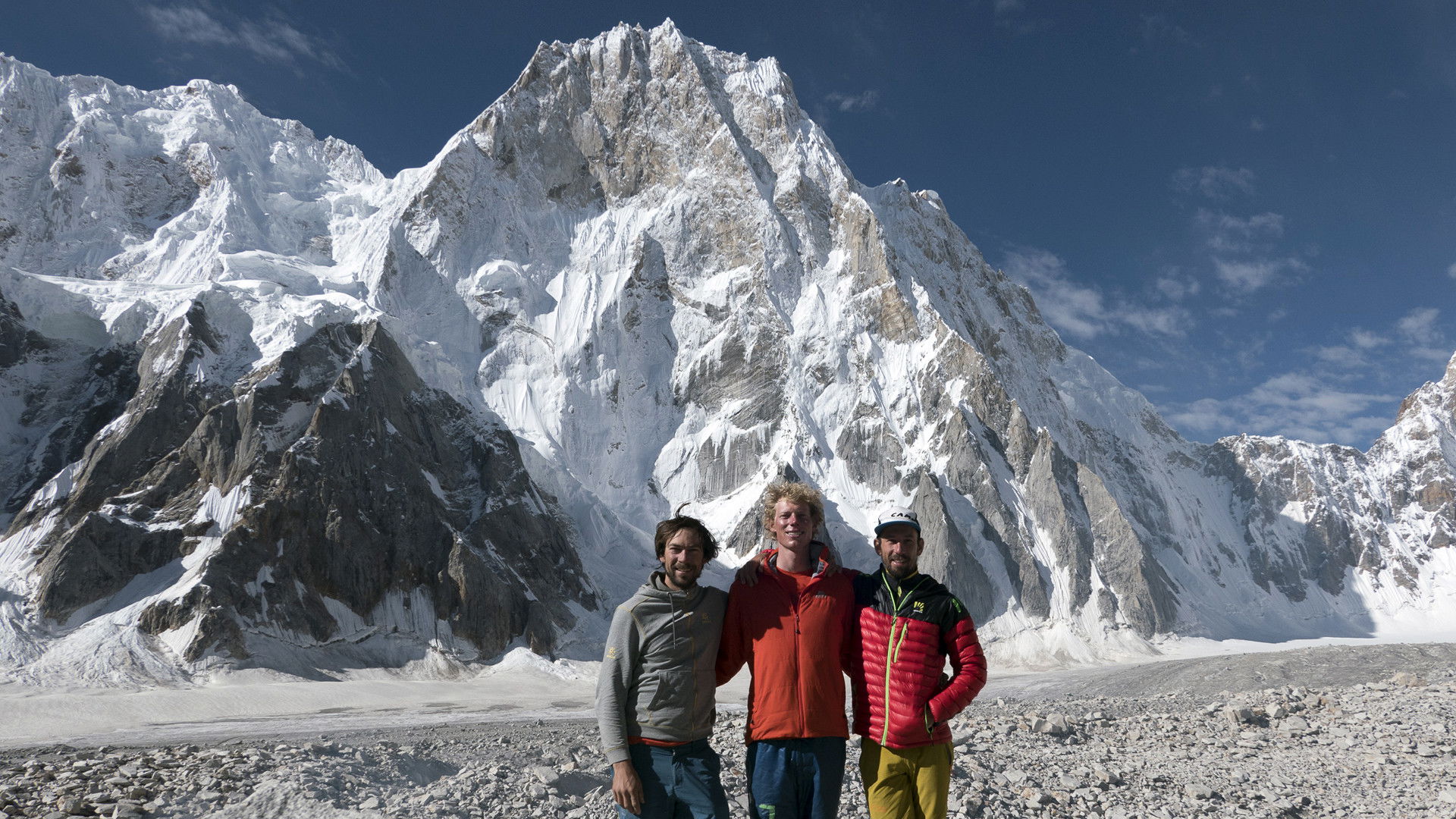 Climbing Latok 1 From The North Background