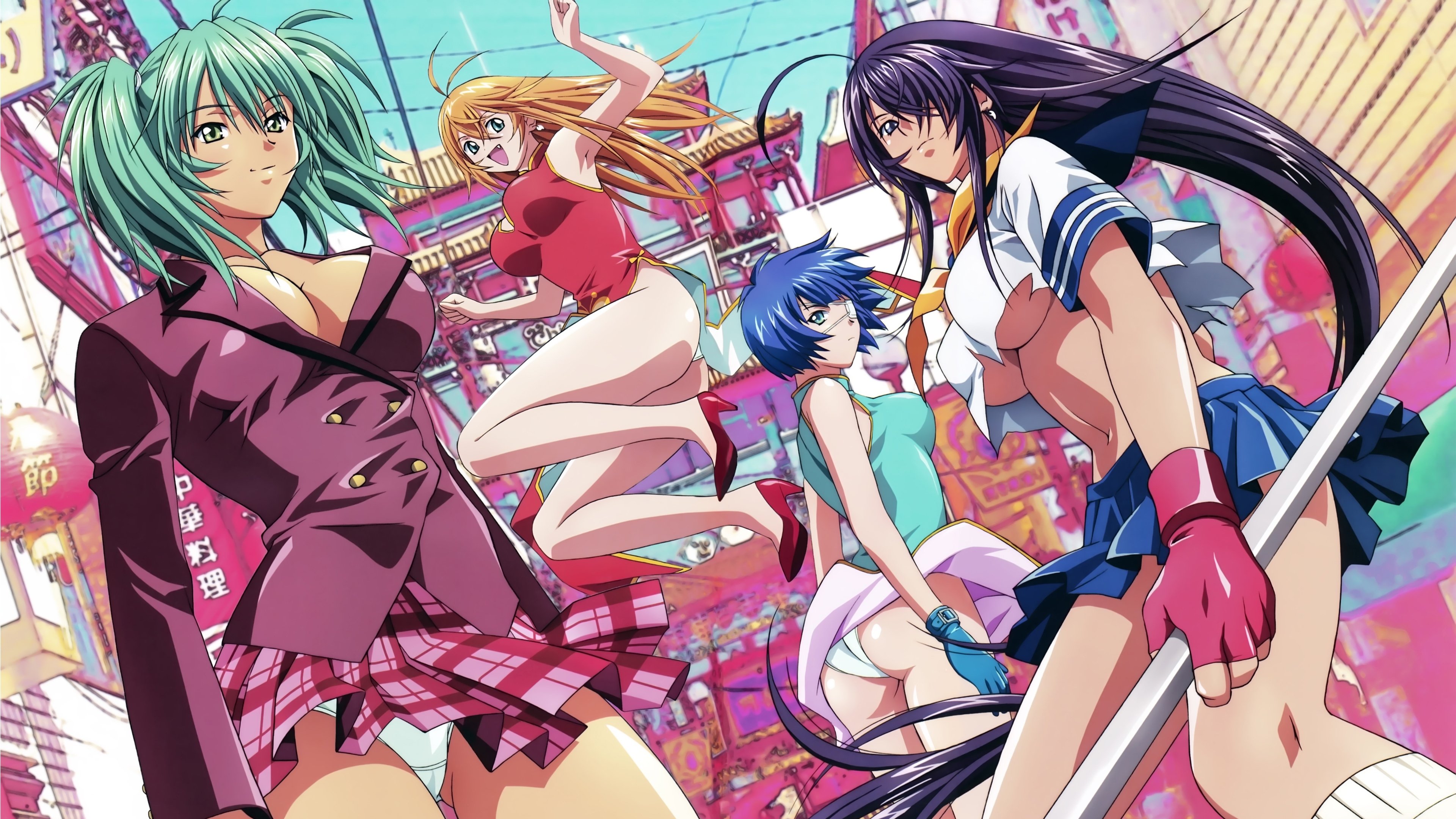 Ikki Tousen Background